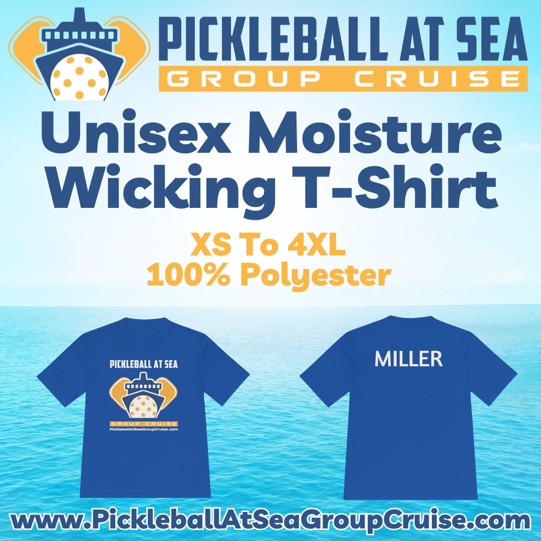 Personalized Pickleball At Sea Group Cruise T-Shirt