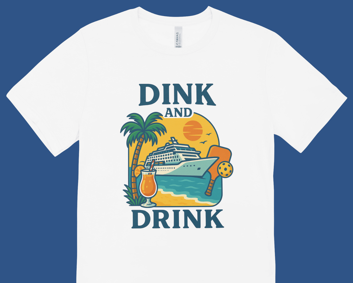 Dink And Drink - Vintage Vertical Design
