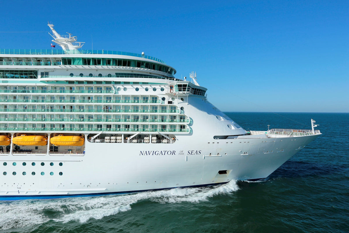 Royal Caribbean's Navigator Of The Seas, the ship for the February 7th - 11th, 2028 Catalina and Ensenada Pickleball cruise from Los Angeles
