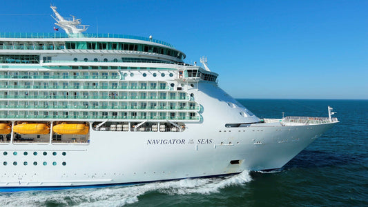 Royal Caribbean's Navigator Of The Seas, the ship for the February 7th - 11th, 2028 Catalina and Ensenada Pickleball cruise from Los Angeles