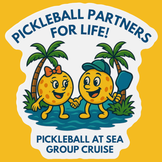 Pickleball Partners For Life - Stateroom Door Magnet